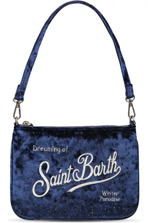 MC2 SAINT BARTH Borsa parisienne mini blu