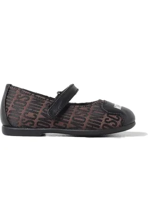 Moschino Ballerina marrone logo all-over