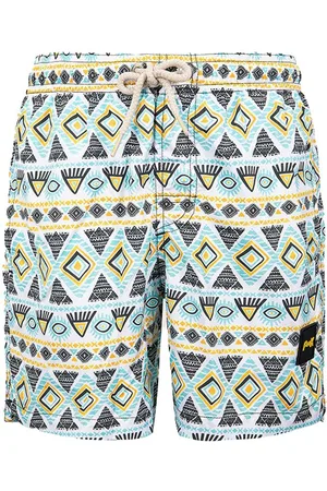 F**K Costume boxer con fantasia multicolor