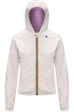 K-Way LILY PLUS.2 REVERSIBLE BIANCO/LILLA