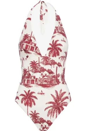 MC2 SAINT BARTH Costume marlyn con stampa toile de Jouy