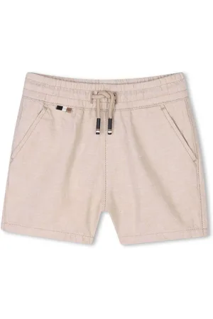 HUGO BOSS Bermuda beige neonato elasticizzato