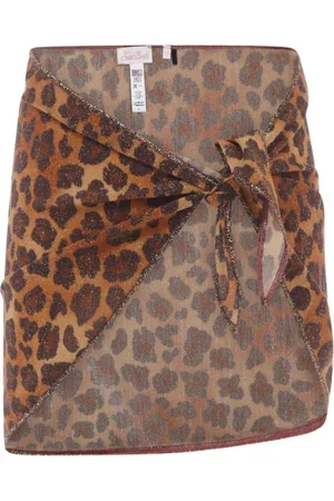 MC2 SAINT BARTH Copricostume leopardato finish glitter