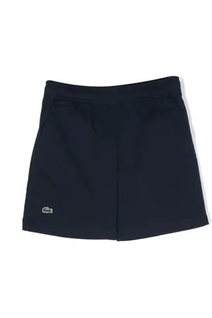Lacoste Bermuda blu mini logo ricamo