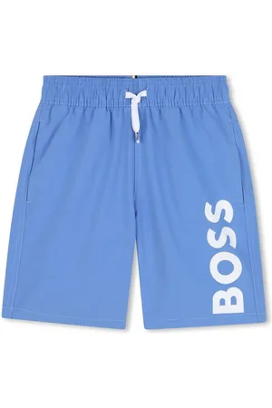 HUGO BOSS Costume blu logo verticale