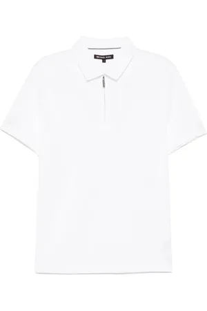Michael Kors Polo bianca con zip