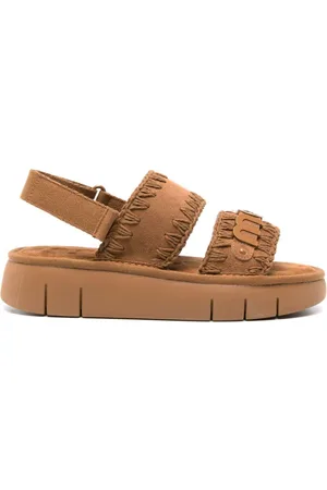 Mou Bounce sandal monochrome cognac