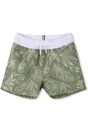 HUGO BOSS Costume verde con fantasia neonato