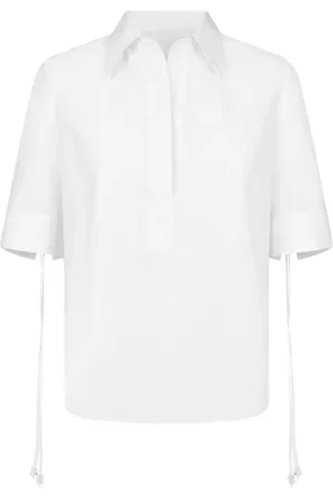 Dondup Camicia regular mezze maniche bianca