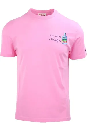 MC2 SAINT BARTH T-shirt rosa "Aperitivo a portofino"
