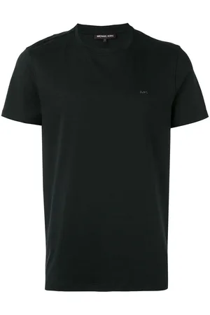 Michael Kors T-shirt nera mini logo petto