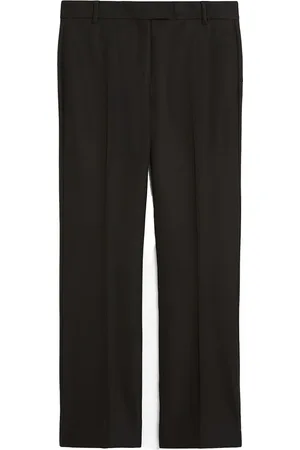 Max Mara Pantalone Fatina slim in cotone e viscosa stretch nero