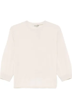 Max Mara Maglia Amici in filato di lana leggero ecru