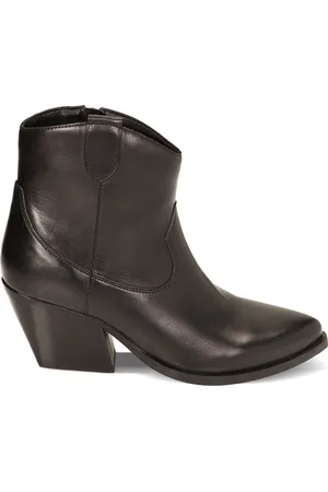 PrimaDonna Stivaletti texani neri in pelle, tacco 7,4 cm