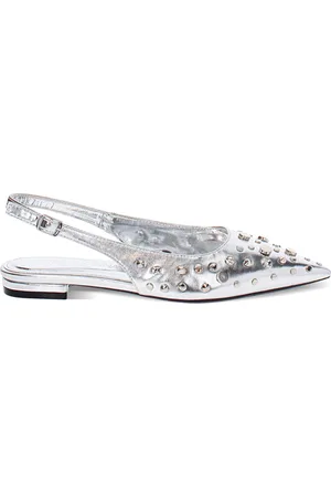 PrimaDonna Ballerine slingback donna argento con borchie