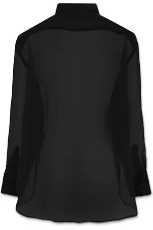 PrimaDonna Camicia donna nero in tessuto trasparente
