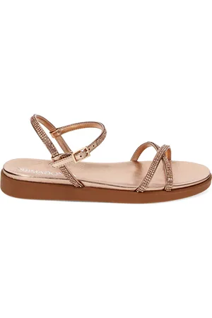 PrimaDonna Sandali bassi rosa-oro in laminato con pietre