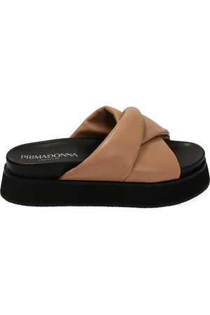 PrimaDonna Ciabatte camel, zeppa 3 cm