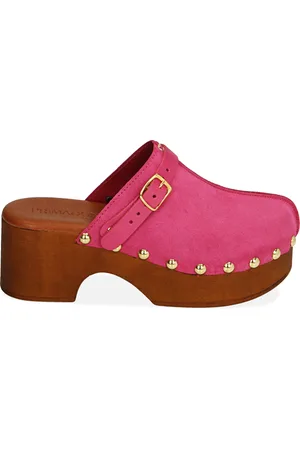 PrimaDonna Clogs fucsia in camoscio, tacco 6 cm