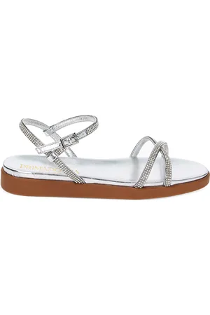 PrimaDonna Sandali bassi argento in laminato con pietre