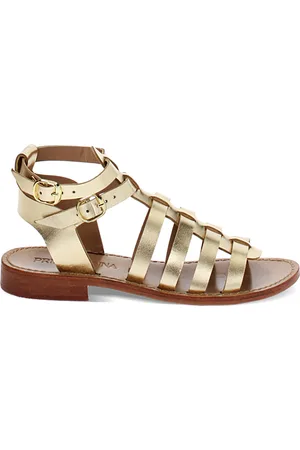 PrimaDonna Sandali bassi oro in vacchetta con cinturino
