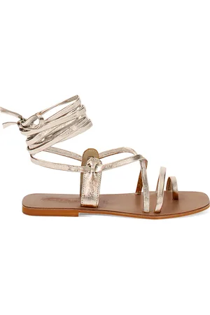 PrimaDonna Sandali con lacci in pelle oro