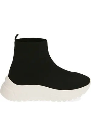 PrimaDonna Slip-on nere in tessuto, zeppa 5 cm
