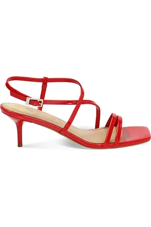 PrimaDonna Sandalo donna rosso in vernice, tacco 5,5 cm