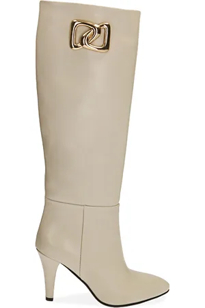PrimaDonna Stivali panna in pelle, tacco 8,5 cm