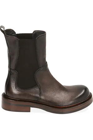 PrimaDonna Chelsea boots testa di moro in pelle, tacco 3,5 cm