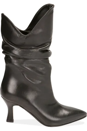 PrimaDonna Ankle boots neri in pelle, tacco 7 cm