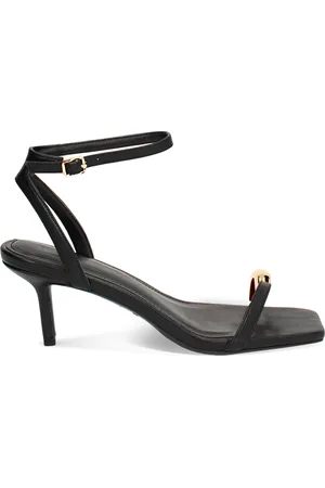 PrimaDonna Sandalo donna nero con braccialetto, tacco 6 cm