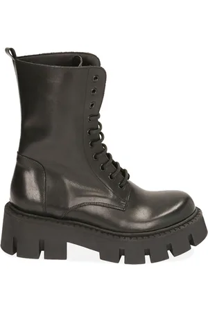 PrimaDonna Anfibi neri in pelle, tacco 5,5 cm