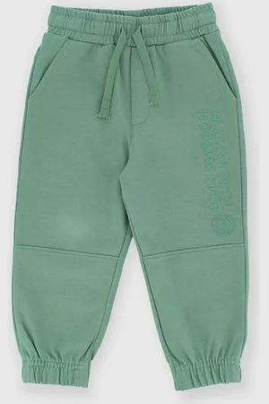 Primigi Pantalone in jersey pesante da bambino, verde