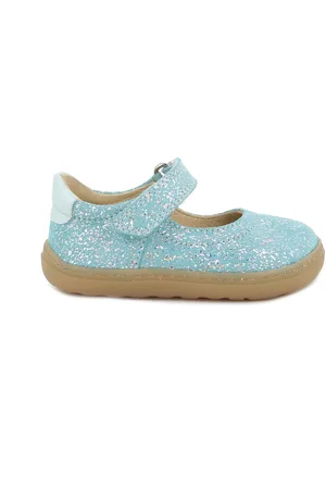 Primigi Ballerine in pelle da bambina acquamarina glitter