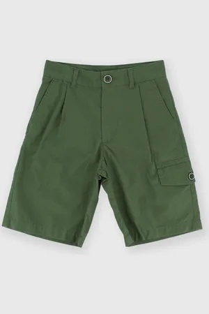 Primigi Bermuda in popeline da bambino, verde