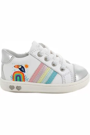 Primigi Sneakers in pelle da bambina -argento