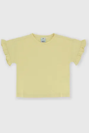 Primigi T-shirt in jersey da bambina, giallo