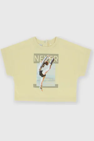 Primigi T-shirt in jersey da bambina, beige