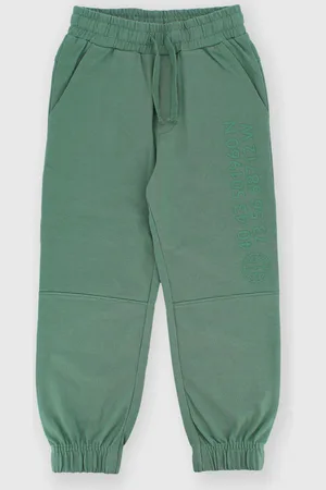 Primigi Pantalone in jersey pesante da bambino, verde