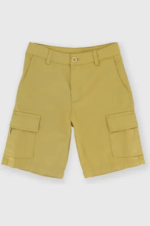 Primigi Bermuda in gabardina da bambino, giallo