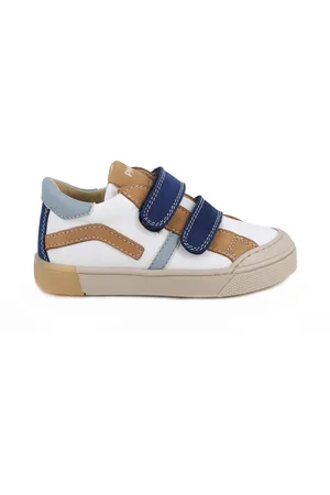 Primigi Sneakers in pelle da bambino -cognac-bluette