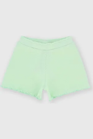 Primigi Shorts in costina da bambina, verde