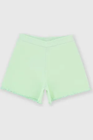 Primigi Shorts in costina da bambina, verde