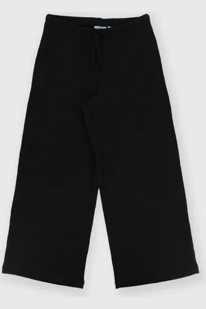Primigi Pantalone in seersucker da bambina, nero