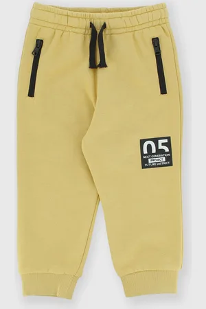 Primigi Pantalone in felpa da bambino, giallo