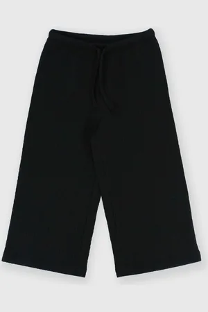 Primigi Pantalone in seersucker da bambina, nero