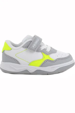 Primigi Sneakers da bambino bianco- -giallo fluo