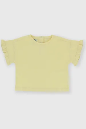 Primigi T-shirt in jersey da bambina, giallo