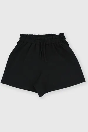Primigi Shorts in seersucker da bambina, nero